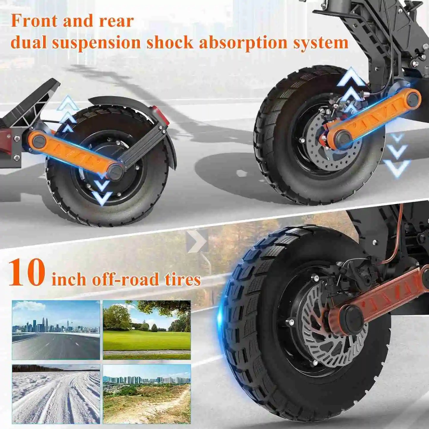 JOYOR S10-S-Z 10" Off-Road Electric Scooter