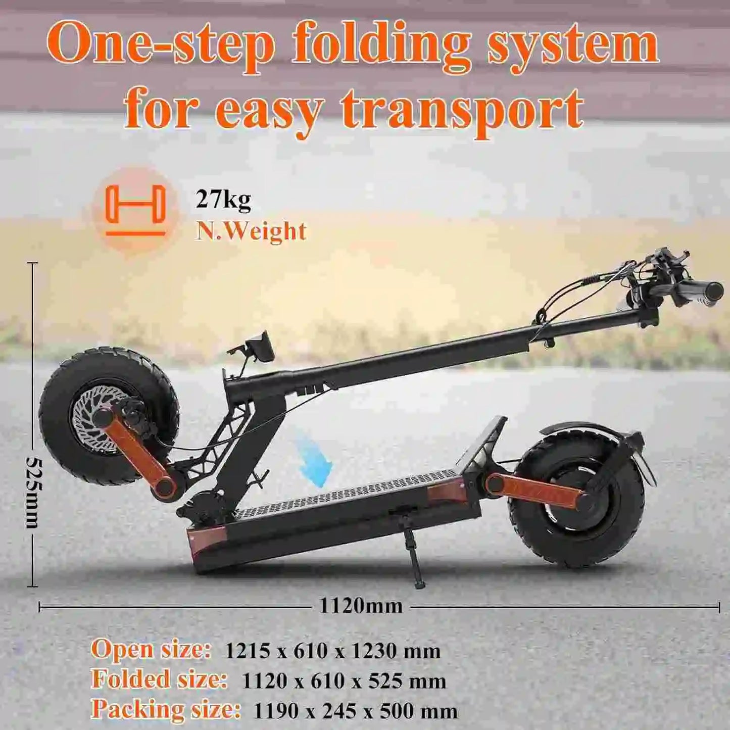 JOYOR S10-S-Z 10" Off-Road Electric Scooter