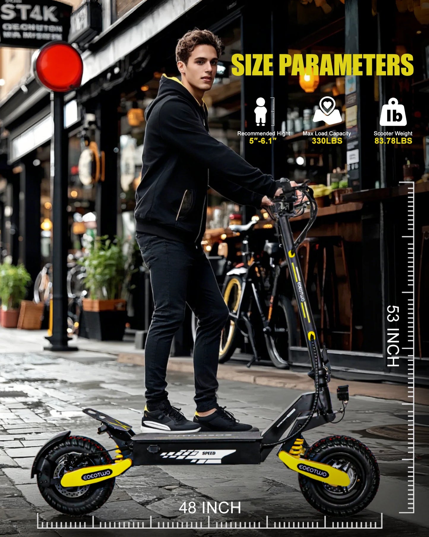 1200W Motor 48V13/23AH Lithium Electric Scooter