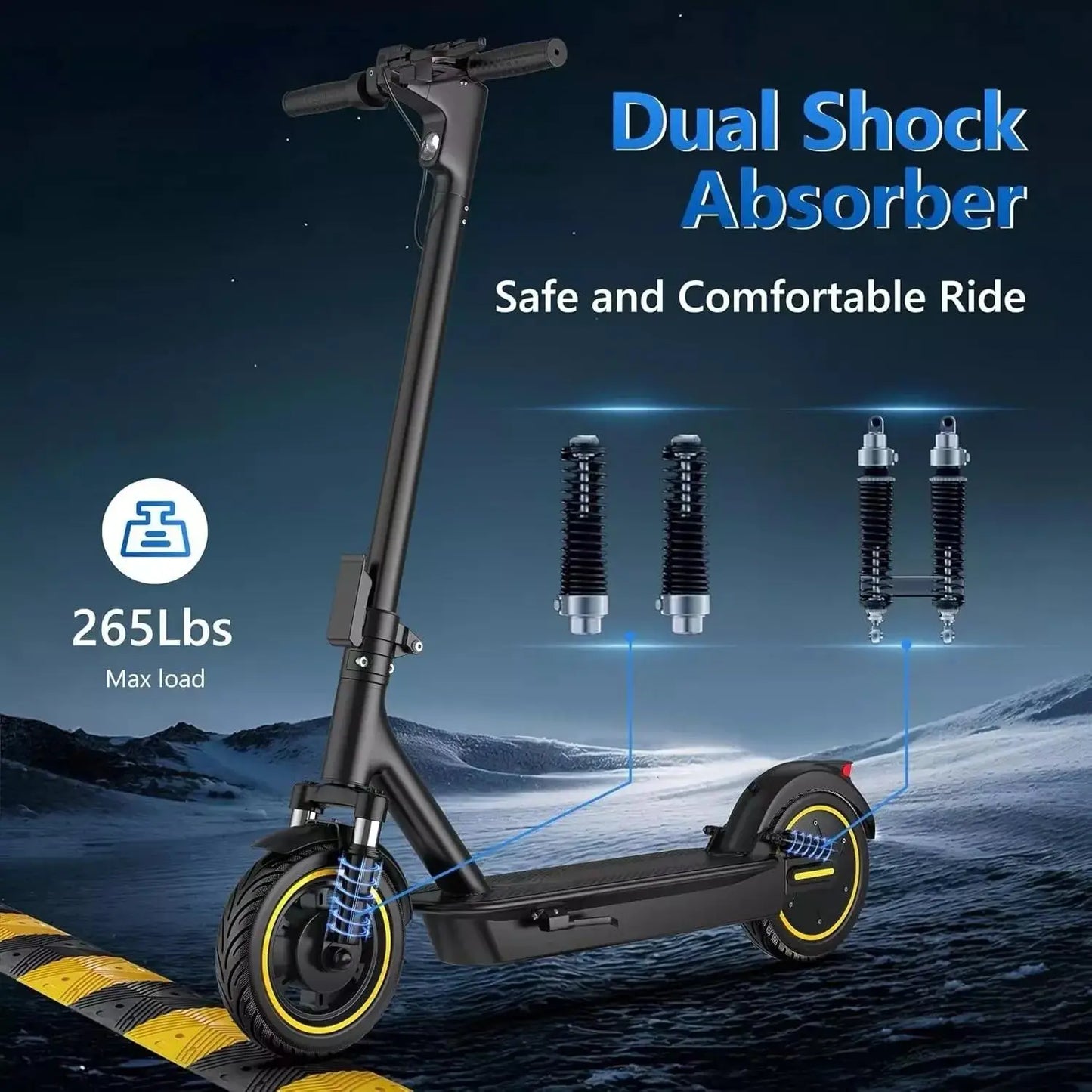 LADPED LPMAX 10" Solid tires Folding Electric Scooter