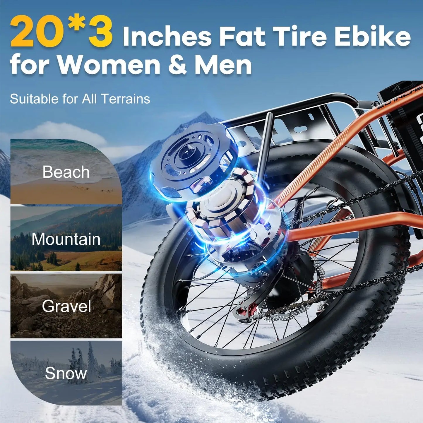 1000W Folding Electric Bike