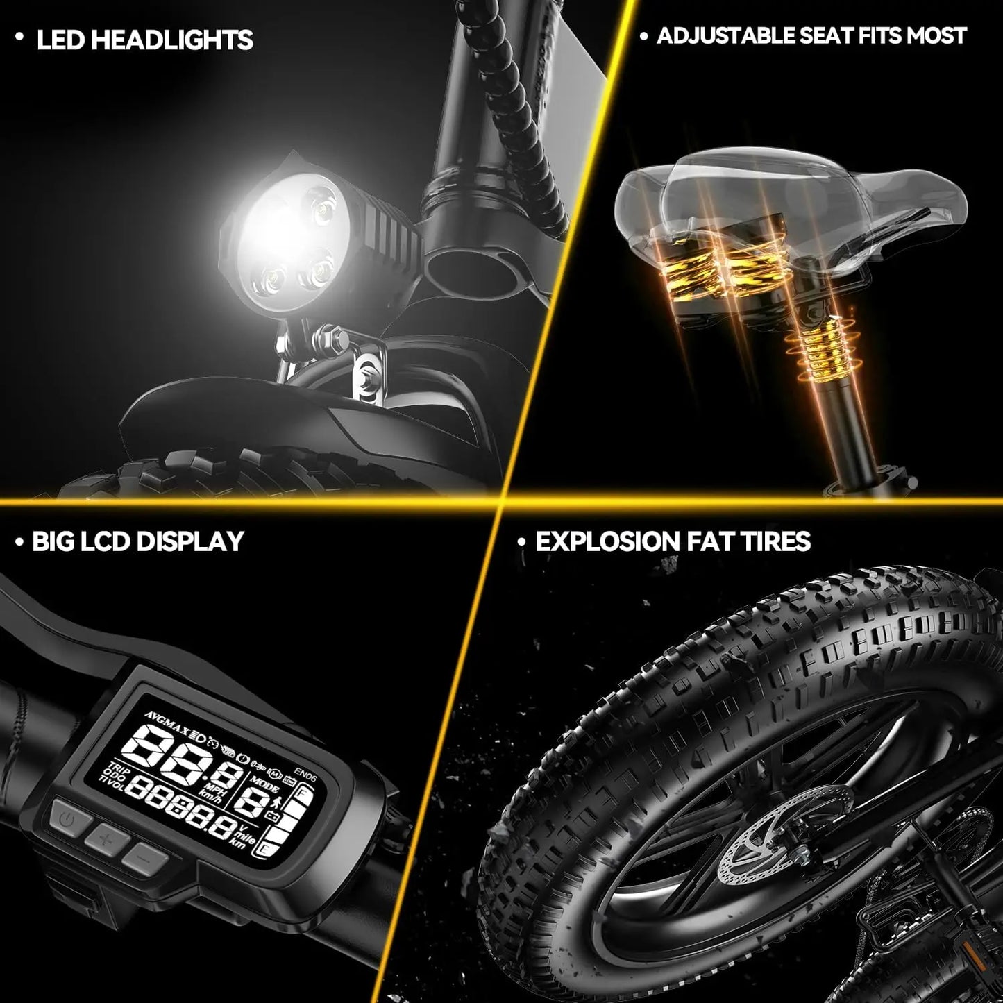 1000W Folding Electric Bike