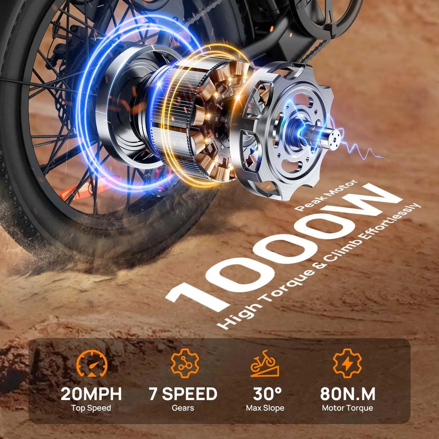 1000W E20 Electric Bike