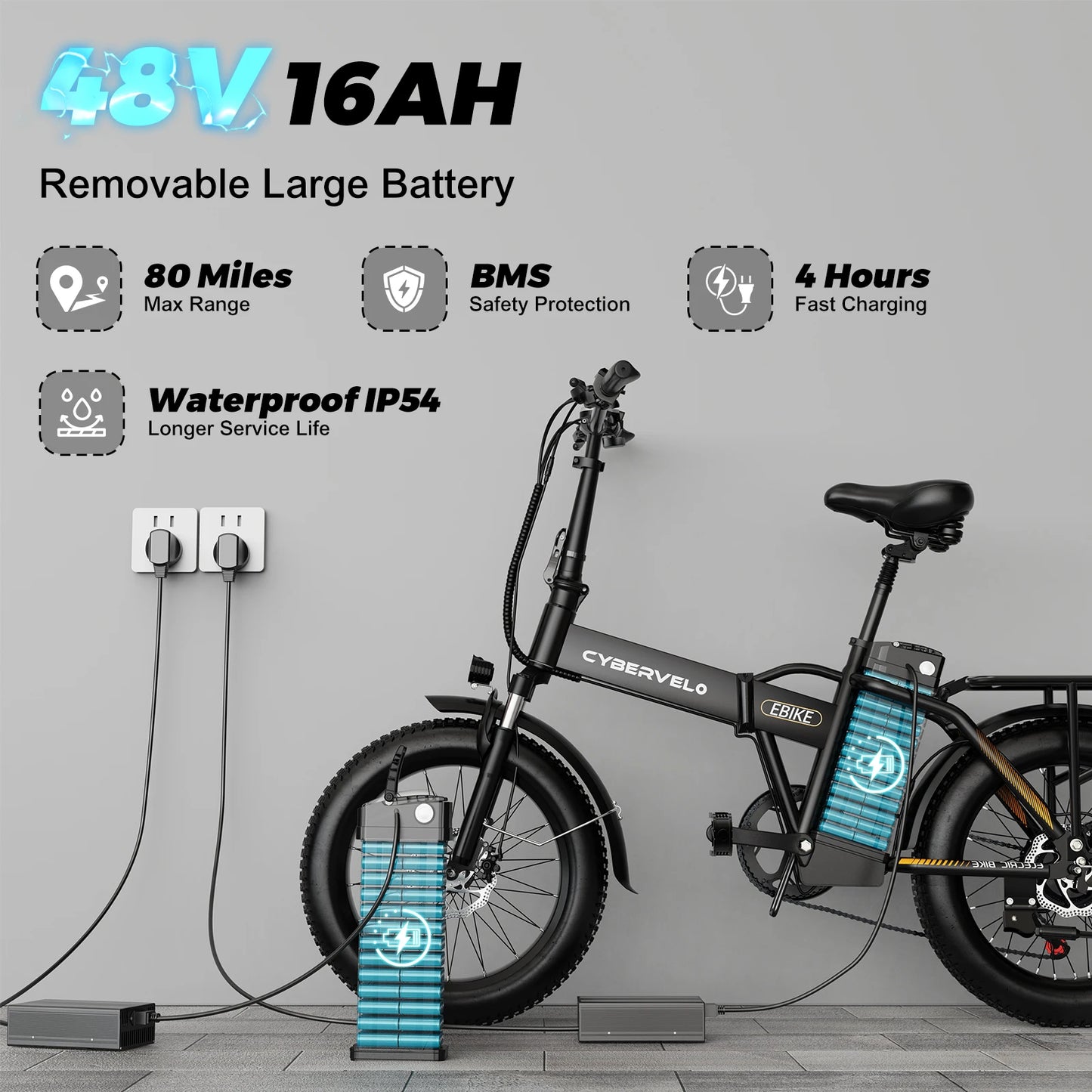 1000W Folding Electric Bike