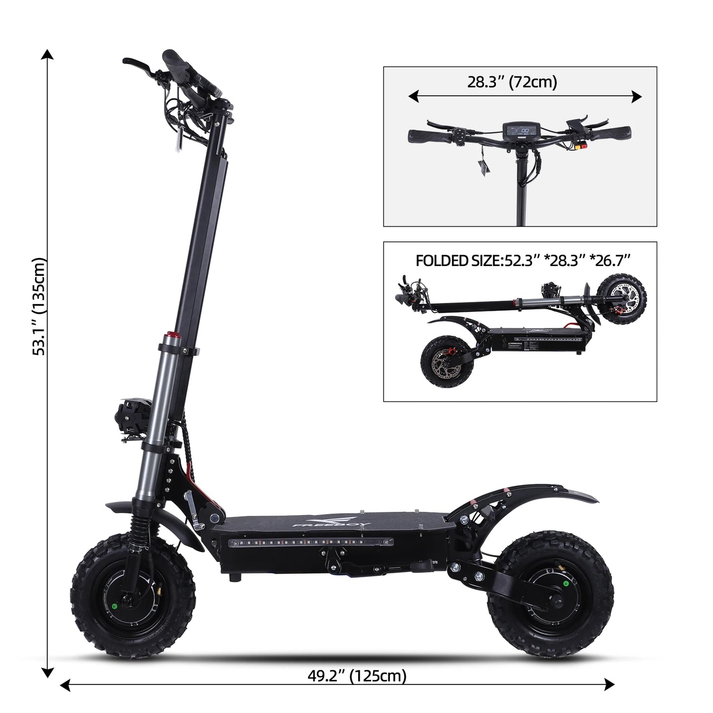 6000W High Power Adult Electric Scooter