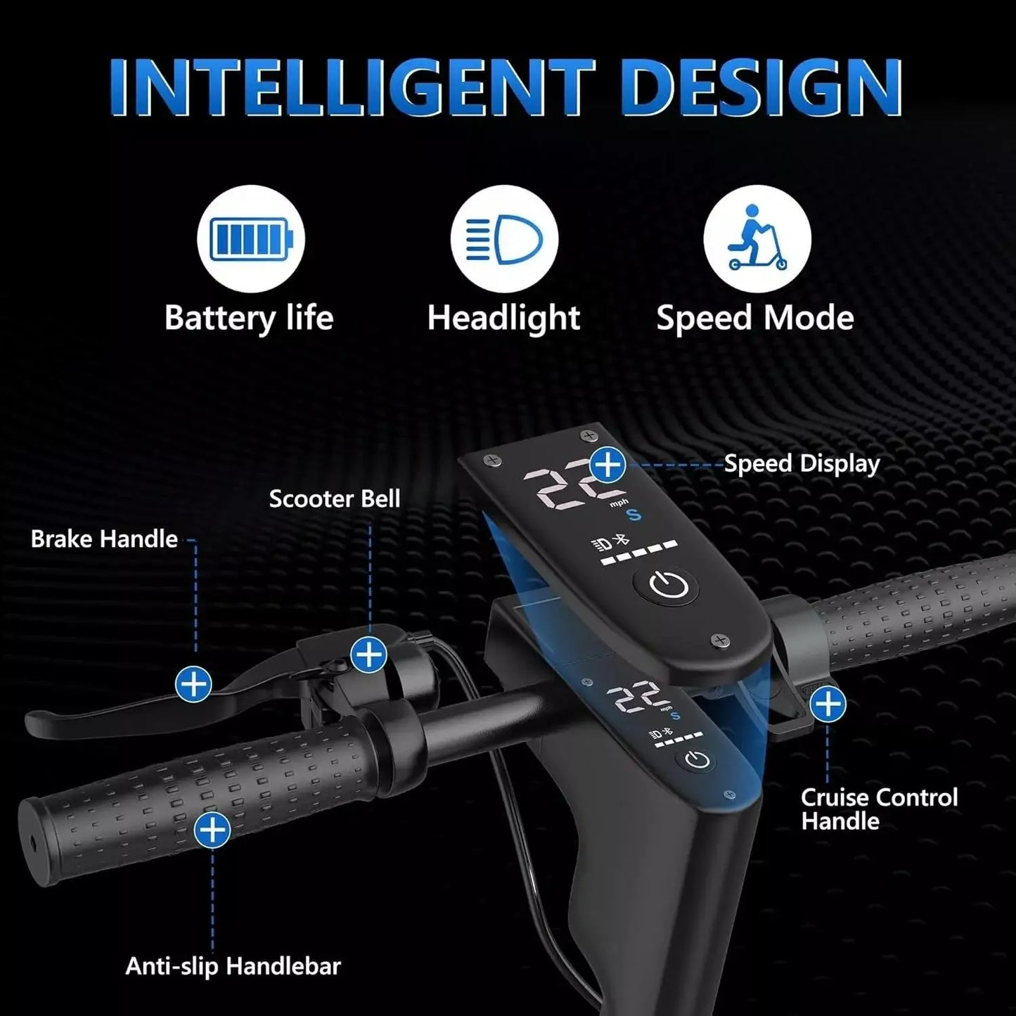 LADPED LPMAX 10" Solid tires Folding Electric Scooter