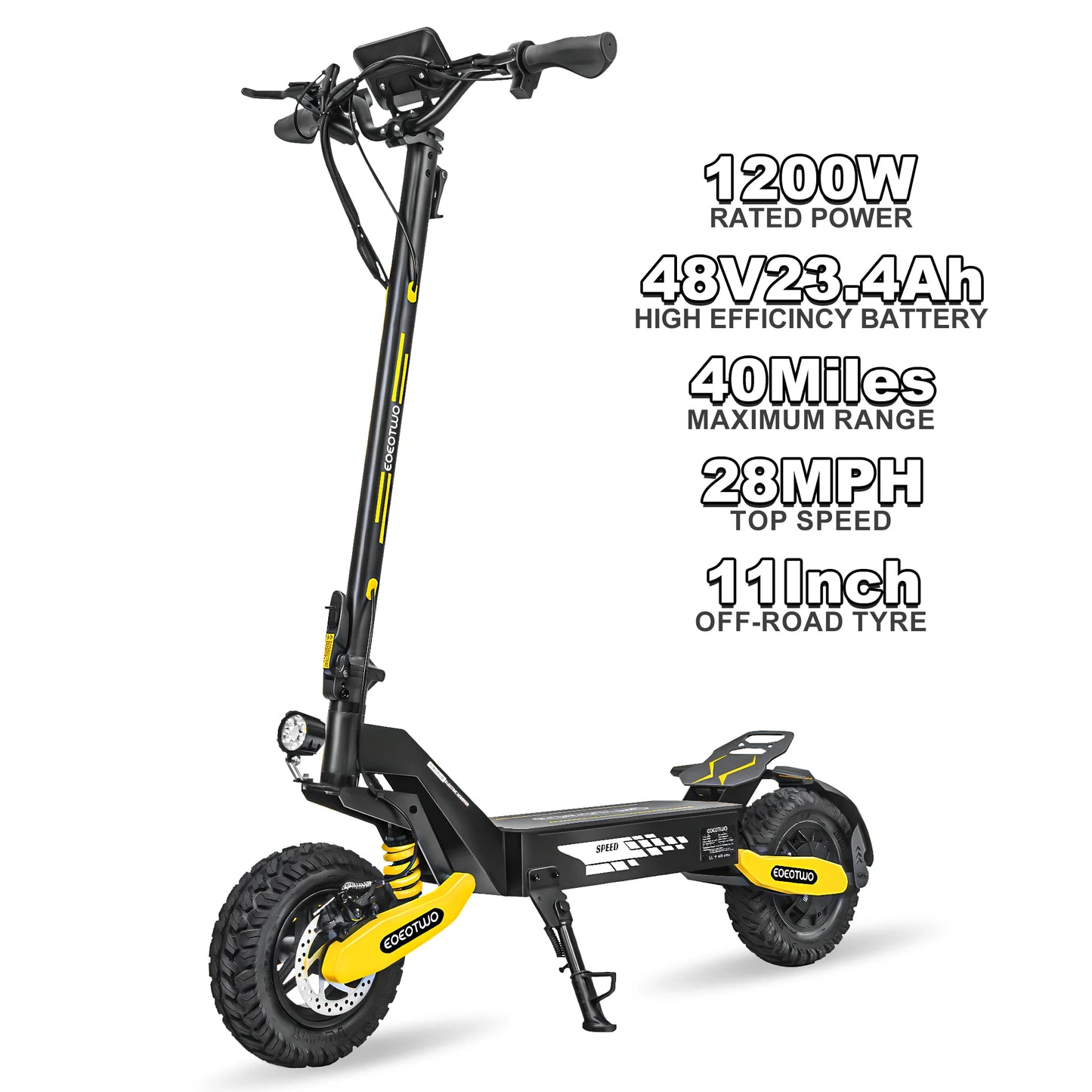 1200W Motor 48V13/23AH Lithium Electric Scooter