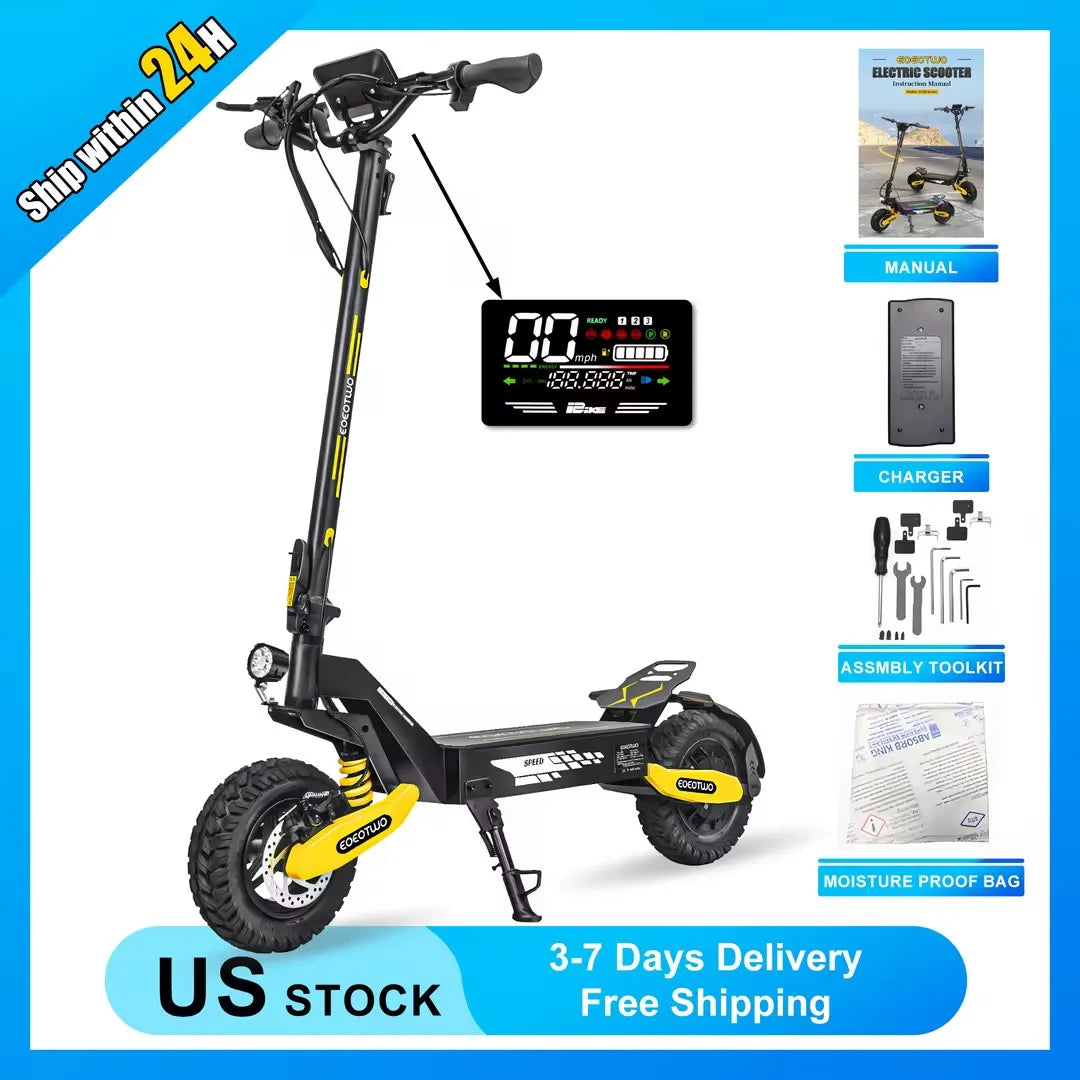 1200W Motor 48V13/23AH Lithium Electric Scooter