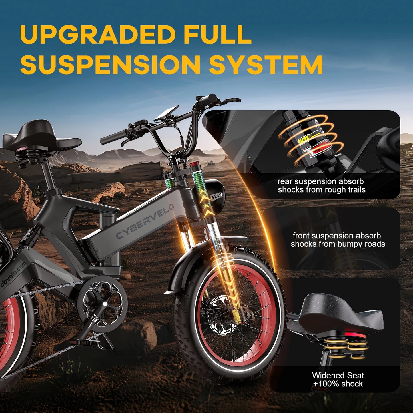 1000W Peak Folding Electric Bike